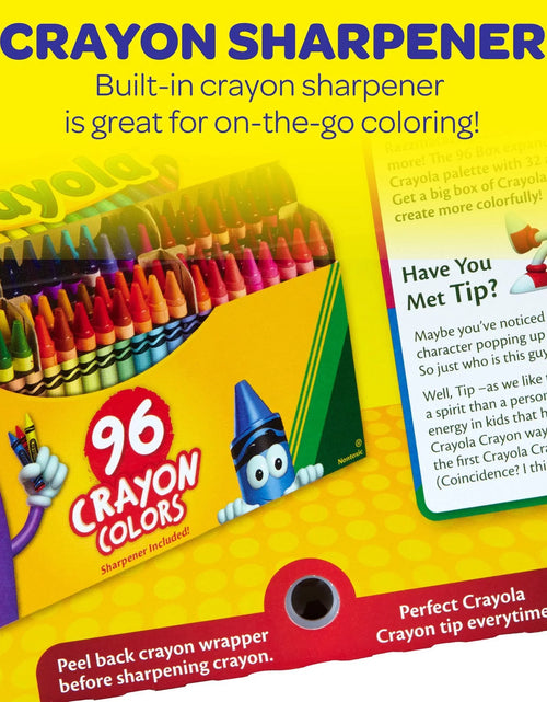 Load image into Gallery viewer, Crayon Set, 96 Ct, Holiday Gifts for Kids and Teachers, Stocking Stuffers, Classroom Must Haves
