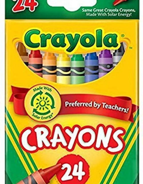 Load image into Gallery viewer, 24 Count Box of Crayons Non-Toxic Color Coloring School Supplies (6 Packs)
