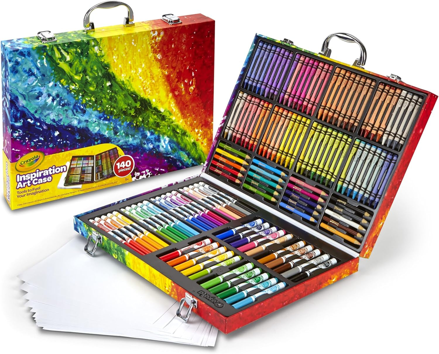 Inspiration Art Case Coloring Set - Space (140Ct), Art Kit for Kids, Toys for Girls & Boys, Art Set, Holiday Gift for Kids [Amazon Exclusive]