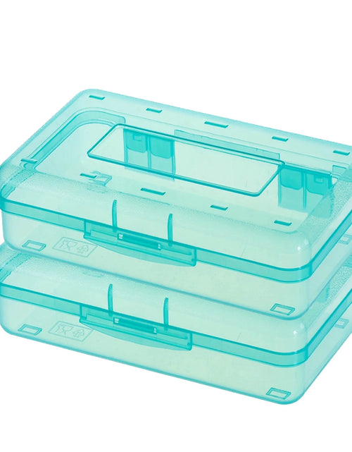 Load image into Gallery viewer, Plastic Pencil Cases with Snap-Tight Lid, Light Blue
