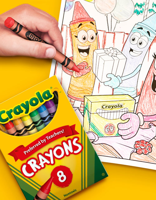 Load image into Gallery viewer, Classic Crayons, Back to School Supplies for Kids, 8 Ct, Art Supplies
