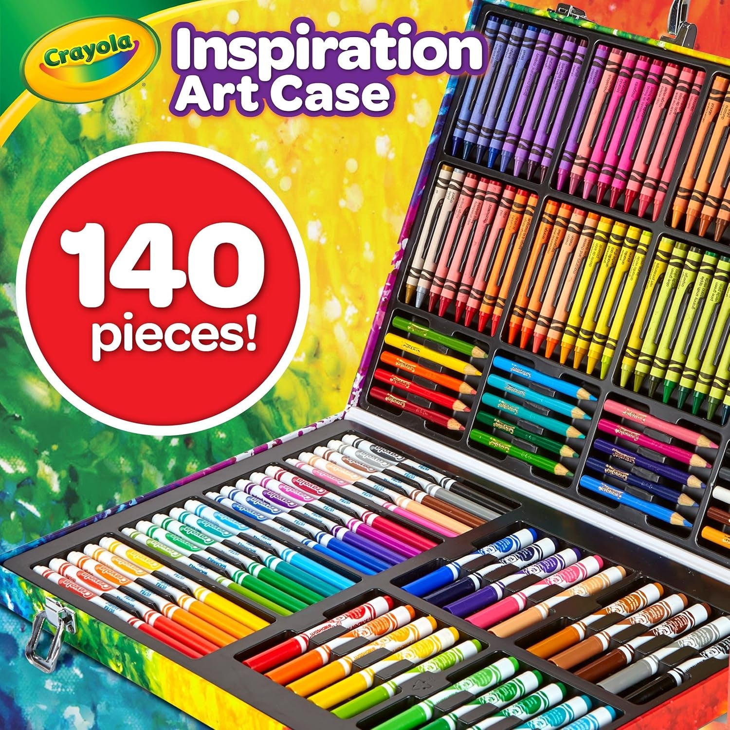 Inspiration Art Case Coloring Set - Space (140Ct), Art Kit for Kids, Toys for Girls & Boys, Art Set, Holiday Gift for Kids [Amazon Exclusive]