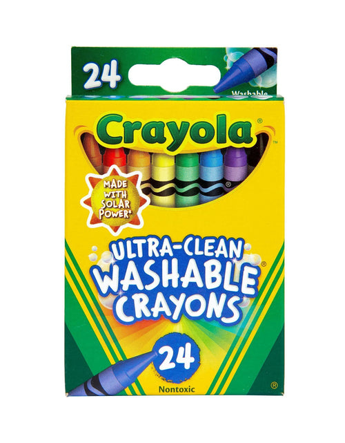 Load image into Gallery viewer, Ultra-Clean Washable Crayons, 24 Ct, Back to School Supplies for Kids, Art Supplies
