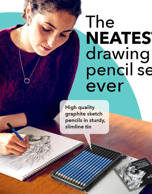 Load image into Gallery viewer, 12 Pack Sketching &amp; Drawing Pencils Set
