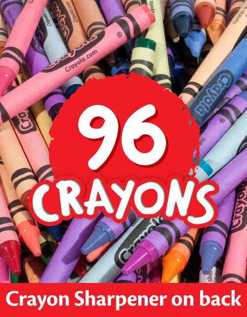 Load image into Gallery viewer, Crayon Set, 96 Ct, Holiday Gifts for Kids and Teachers, Stocking Stuffers, Classroom Must Haves
