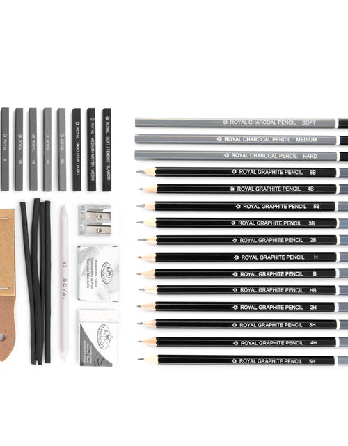 Load image into Gallery viewer, RSET-ART3105 | Sketching Small Clear Art Set - 34Pc
