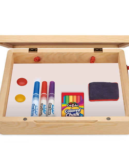 Load image into Gallery viewer, 5-In-1 Portable Wood Tabletop Art Easel with Chalkboard and Dry Erase Board
