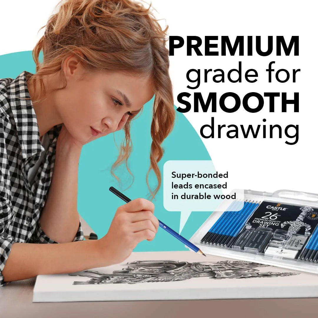 Drawing and Sketching Pencil Art Set (26 Piece)