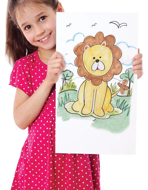 Load image into Gallery viewer, 37&quot;- 43&quot; Double-Sided Wood Children&#39;S Art Easel, Child Ages 4 and Up
