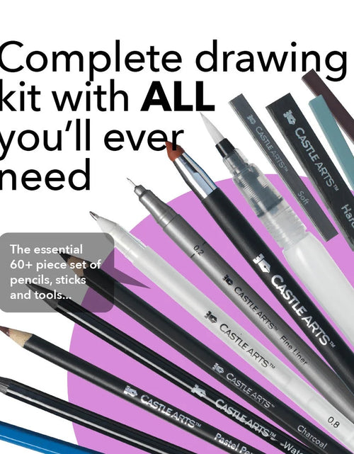 Load image into Gallery viewer, Drawing &amp; Sketching Art Sets (60 Piece)
