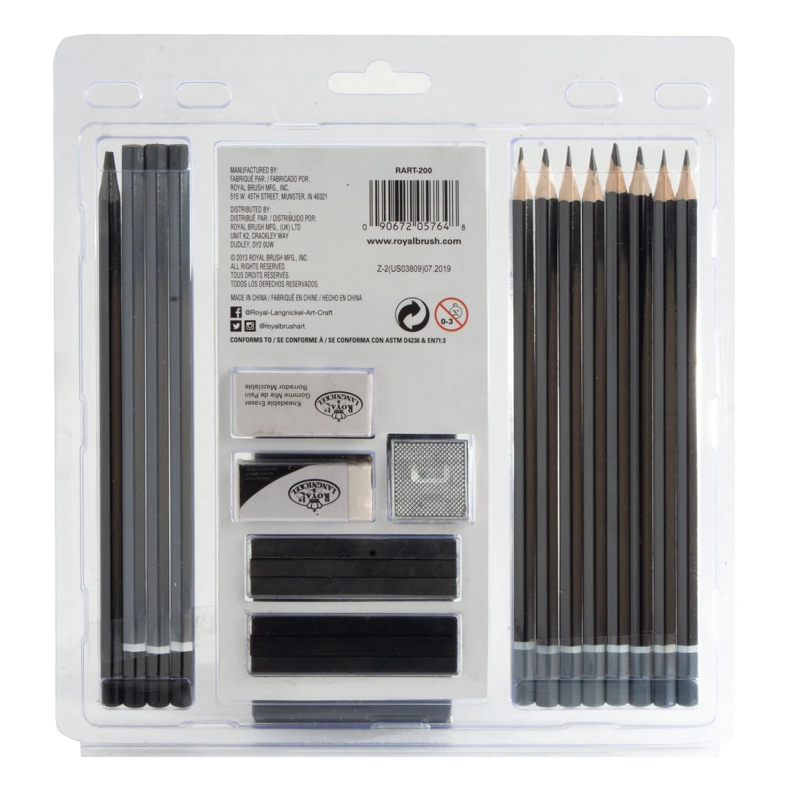 RART-200 | Essentials™ 21Pc Sketching Pencil Art Set