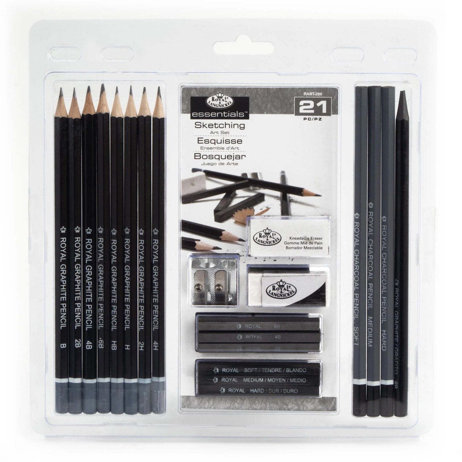 RART-200 | Essentials™ 21Pc Sketching Pencil Art Set