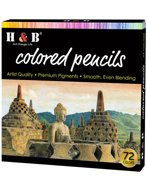 Load image into Gallery viewer, Oil Colored Pencils Set 72 Color Pre-Sharpened Color Sketch Pencils Art Supplies for Students Adults Artists Drawing Sketching Beginner
