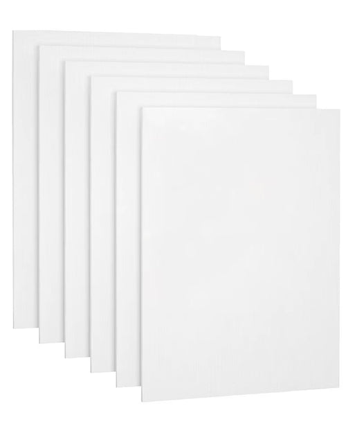 Load image into Gallery viewer, 6Pcs Canvas Panels, Gesso Primed White Blank Canvas for Painting - Cotton Art Supplies Canvas Board for Acrylic Paints
