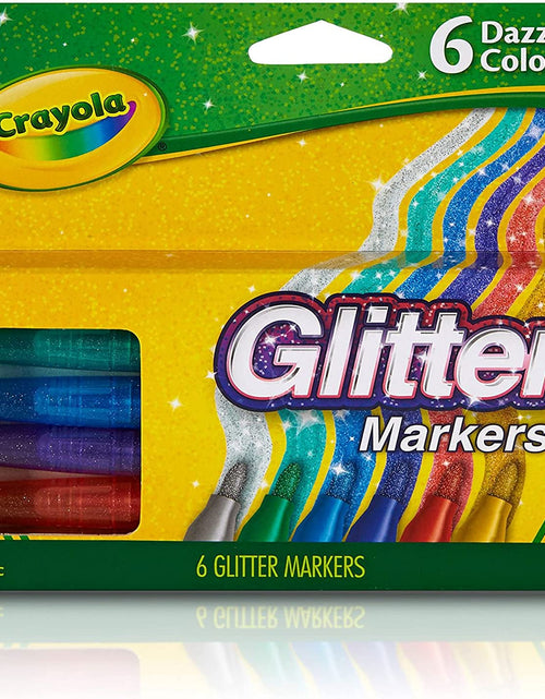 Load image into Gallery viewer, Glitter Markers 6Ct
