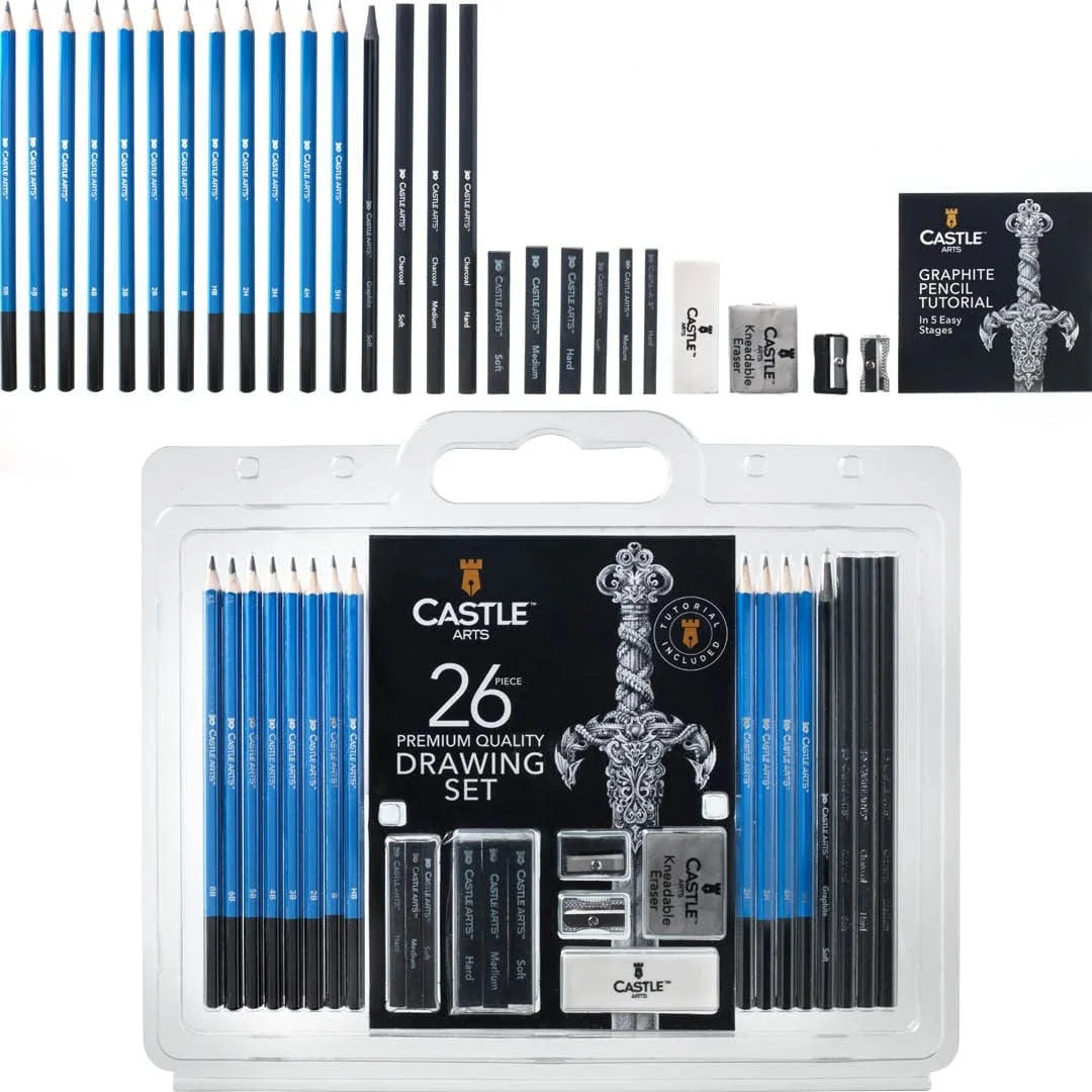 Drawing and Sketching Pencil Art Set (26 Piece)