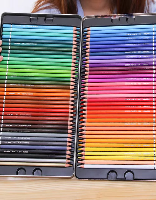 Load image into Gallery viewer, 24/36/48/72Color Oily Colored Pencil Set Oil Painting Painting Art Supplies for Writing Drawing Sketch Lapis Lazuli Art Supplies
