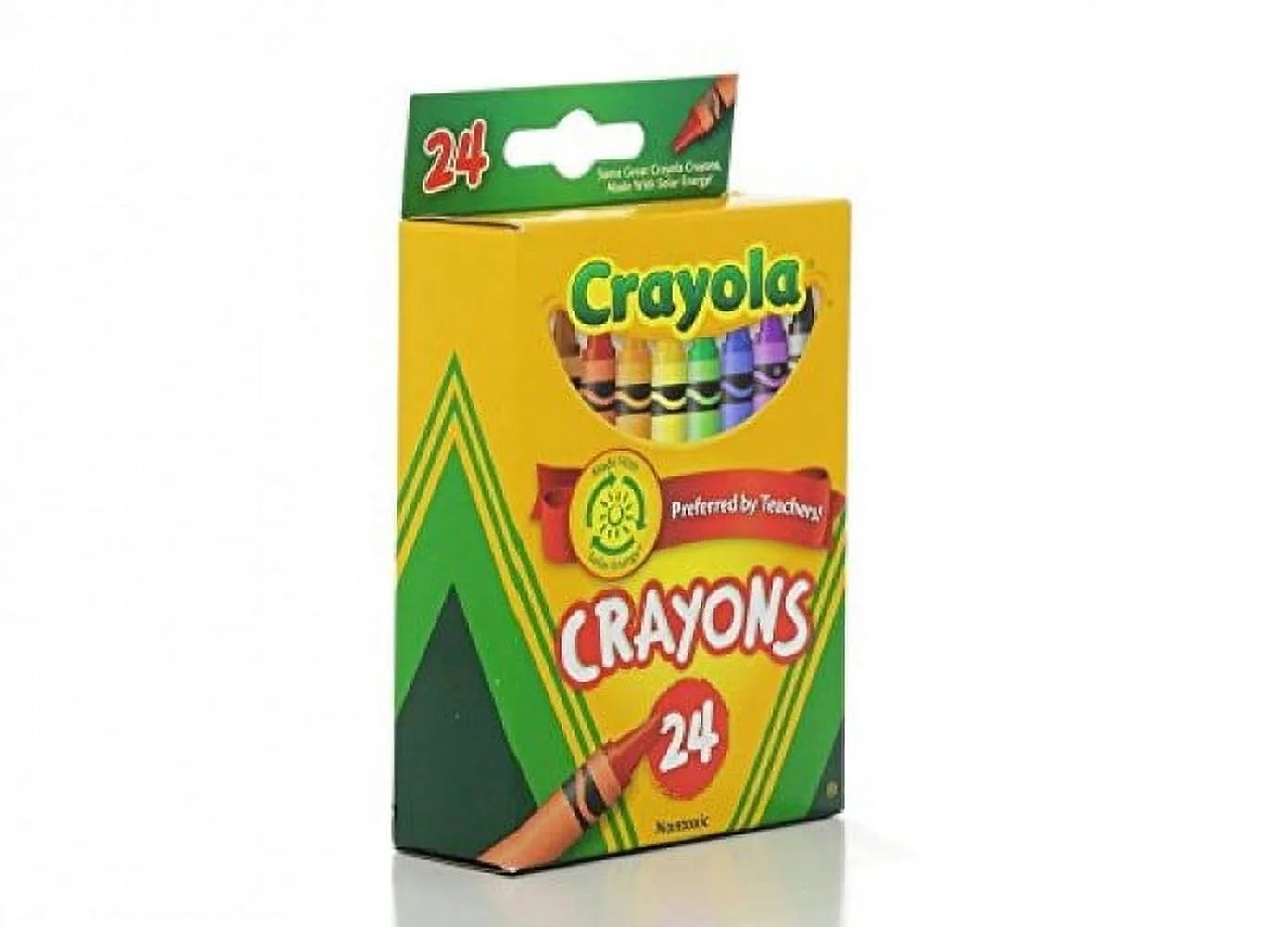 24 Count Box of Crayons Non-Toxic Color Coloring School Supplies (6 Packs)