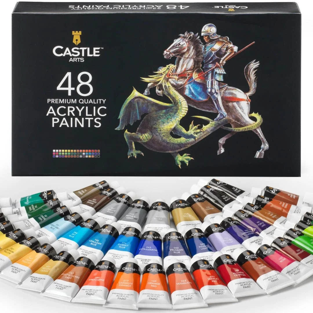 48 X 22Ml Acrylic Paint Set All-Inclusive Set (48 Pack)