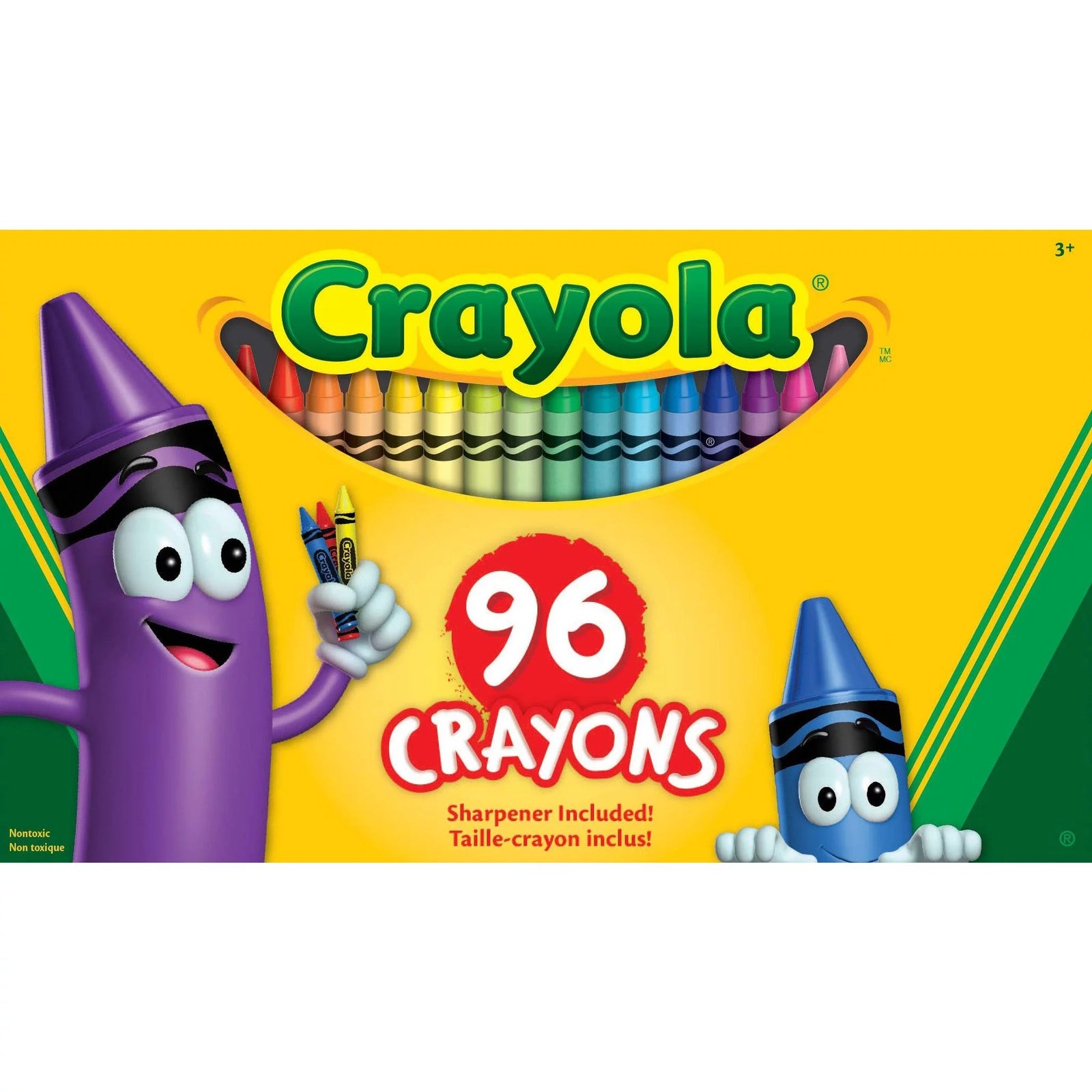 Crayon Set, 96 Ct, Holiday Gifts for Kids and Teachers, Stocking Stuffers, Classroom Must Haves