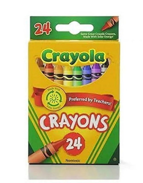 Load image into Gallery viewer, 24 Count Box of Crayons Non-Toxic Color Coloring School Supplies (6 Packs)
